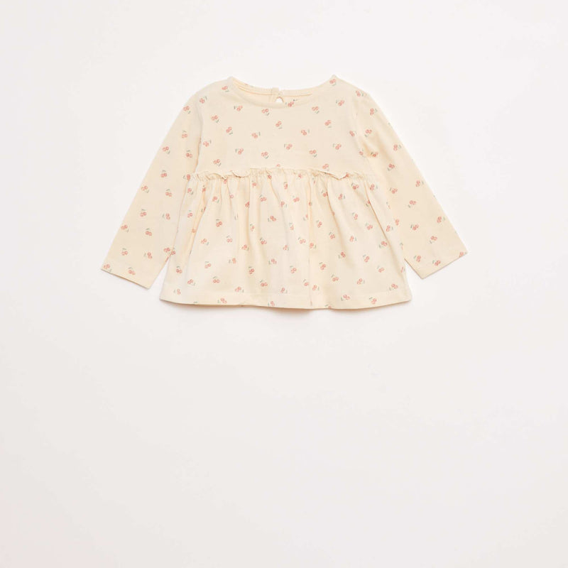 Ensemble t-shirt + legging côtelé - 2 pièces