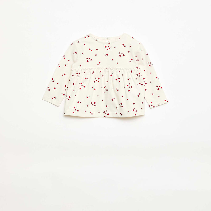 Ensemble t-shirt + legging côtelé - 2 pièces