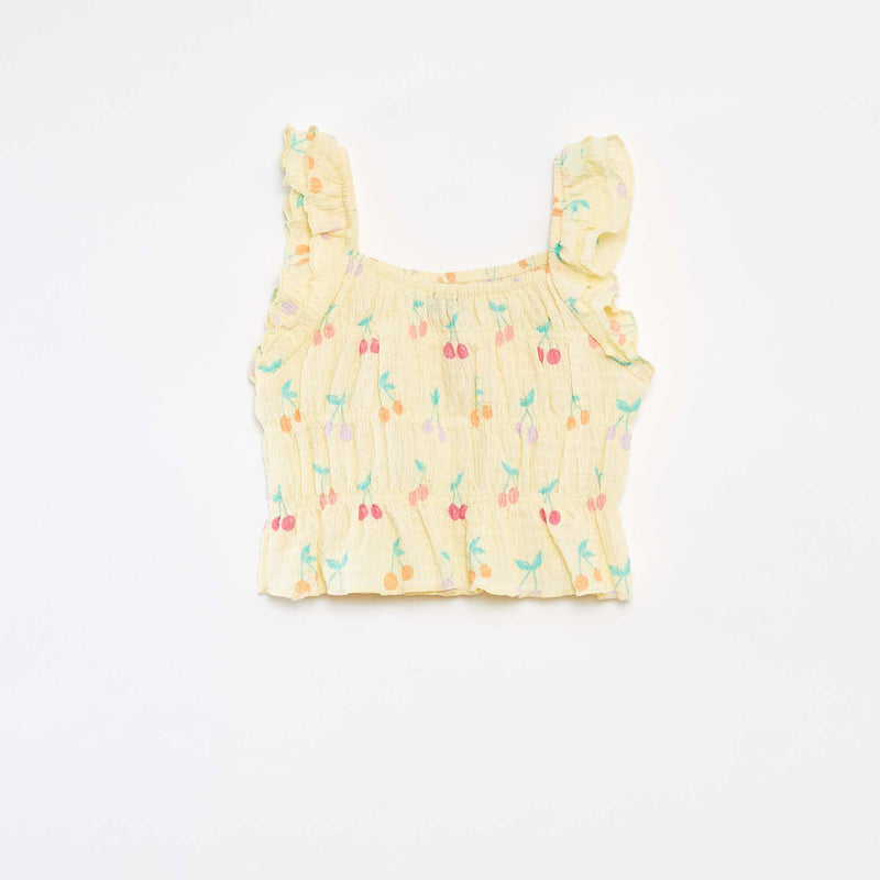 Débardeur en maille gaufrée