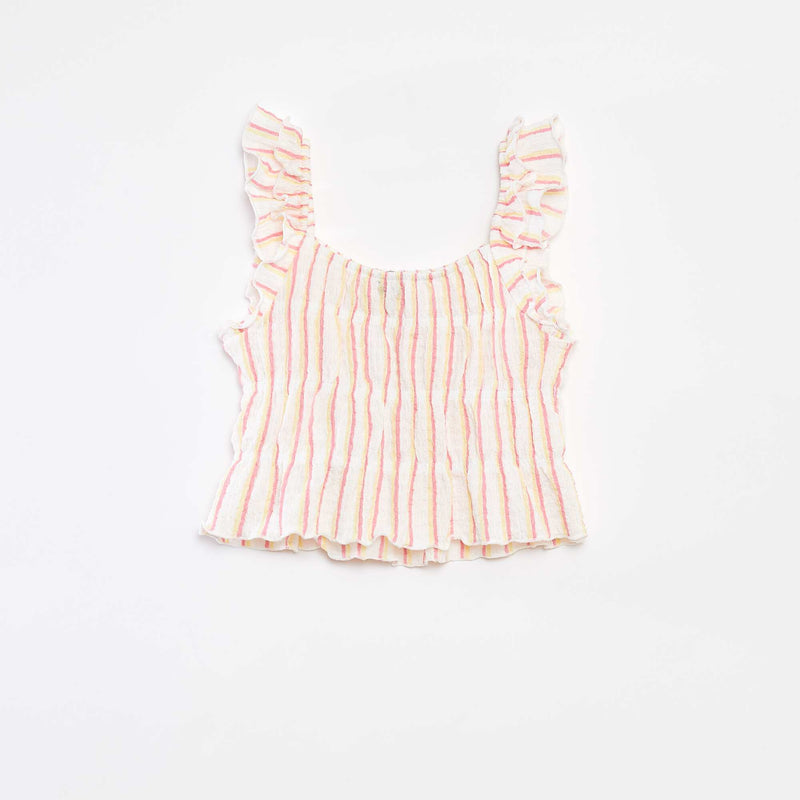 Débardeur en maille gaufrée