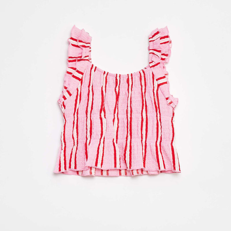 Débardeur en maille gaufrée