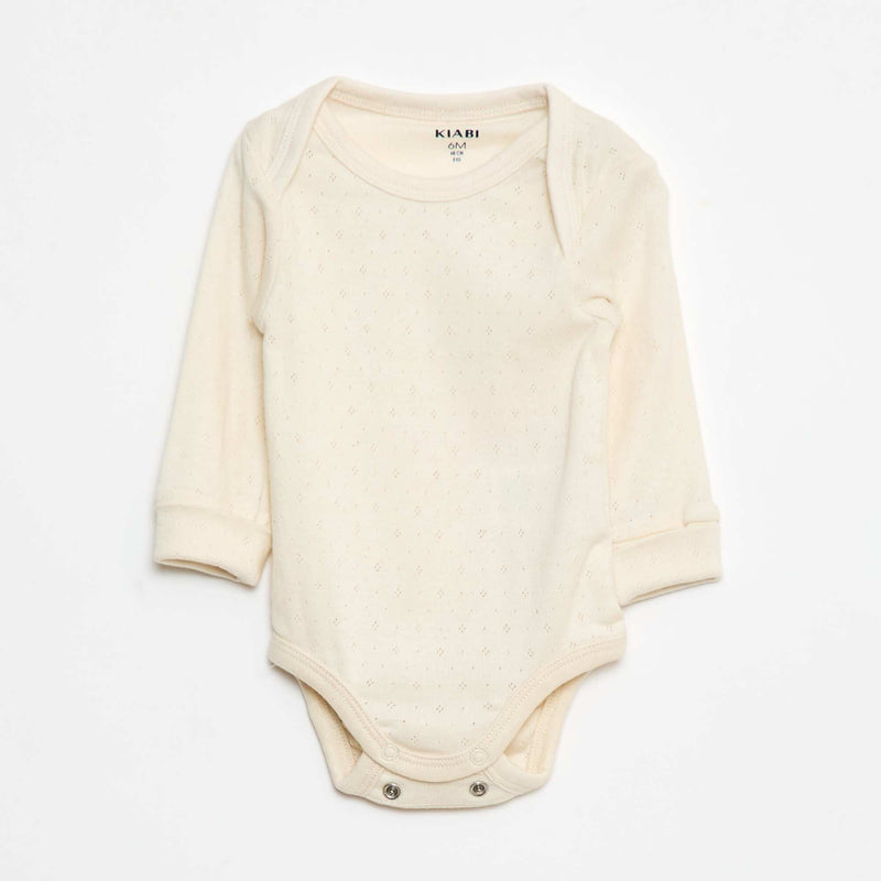 Lot de 3 bodies évolutifs col US et manches longues