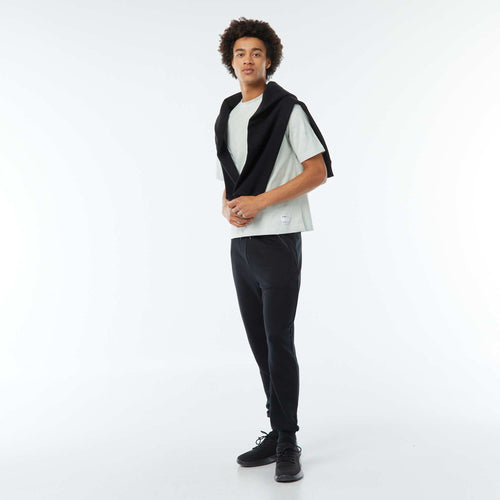 Jogging en molleton léger avec poches zippées