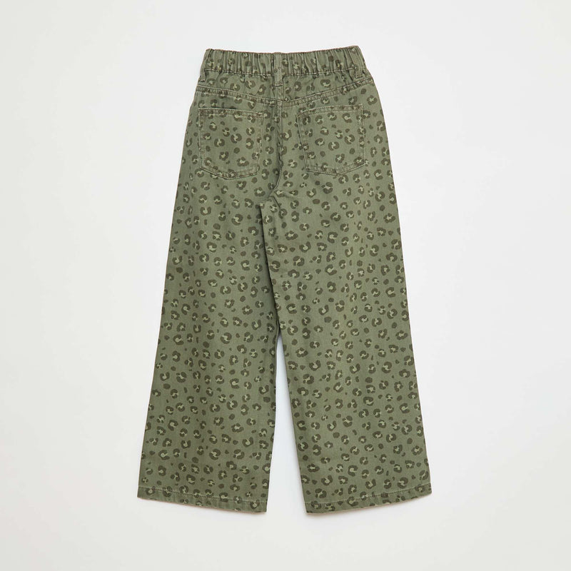 Pantalon wide leg