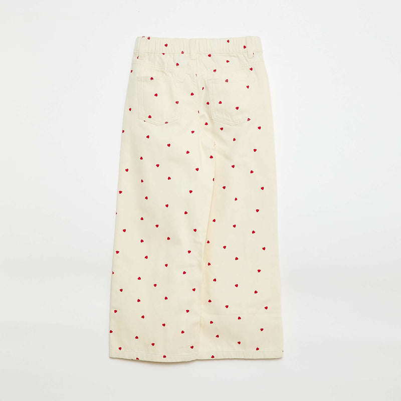 Pantalon wide leg