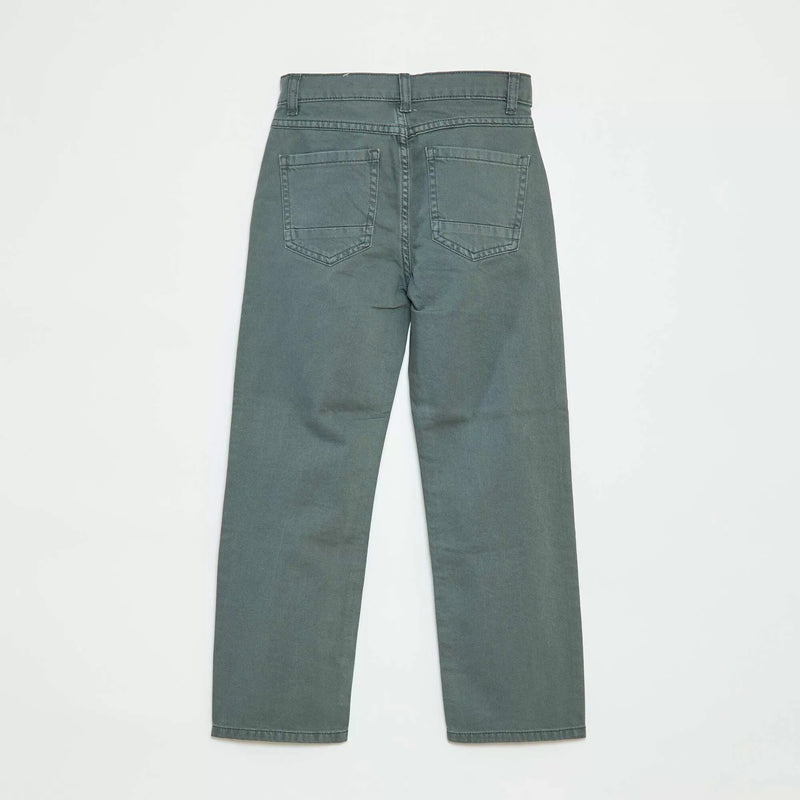 Pantalon droit - regular fit à 5 poches