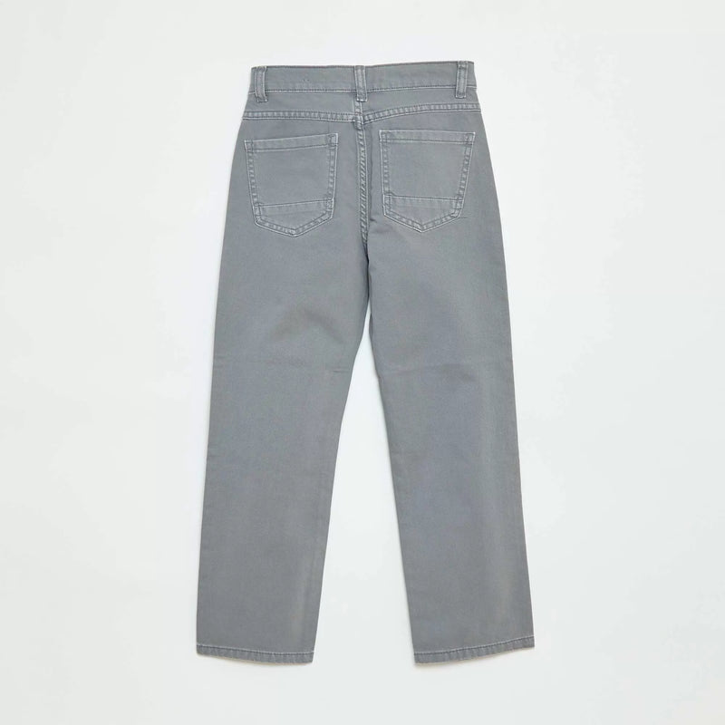 Pantalon droit - regular fit à 5 poches