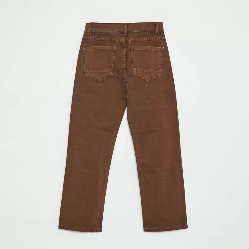 Pantalon droit - regular fit à 5 poches