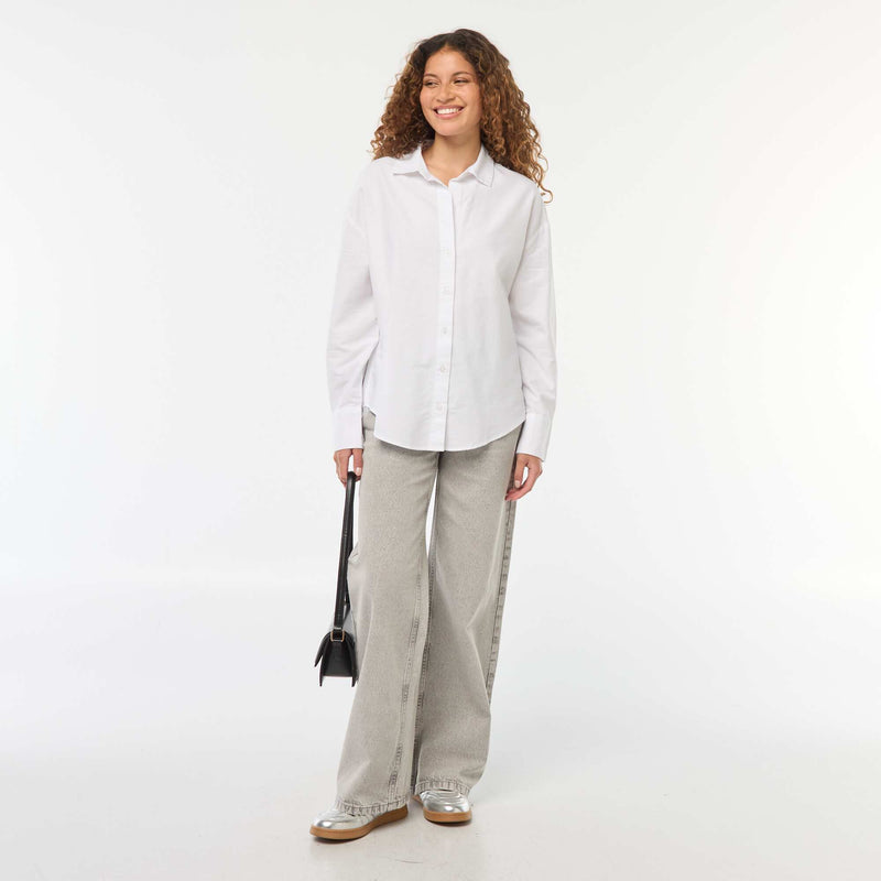 Chemise manches longues oxford