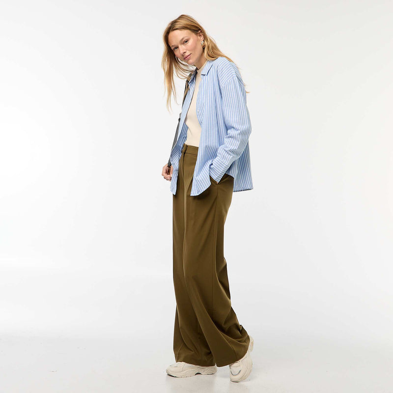 Chemise manches longues oxford