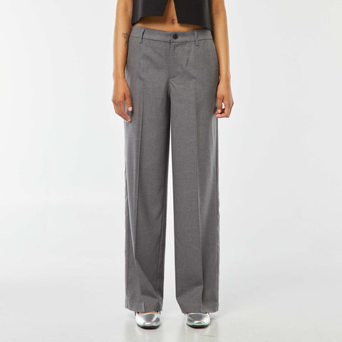 Pantalon city large à pinces