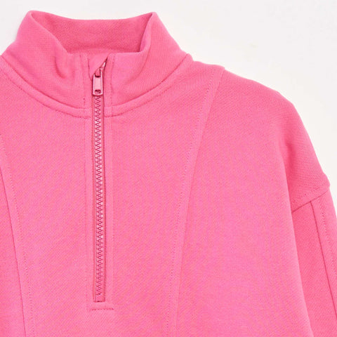 Sweat camionneur avec col zippé