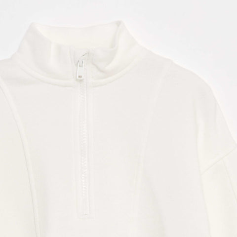 Sweat camionneur avec col zippé