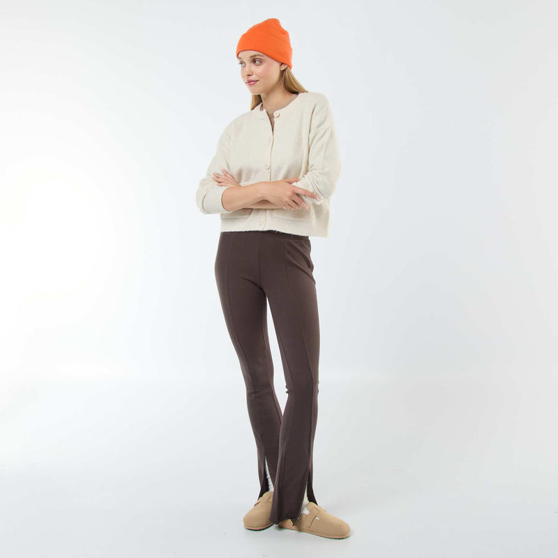 Gilet cropped en maille