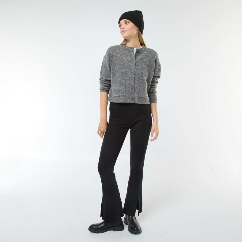 Gilet cropped en maille