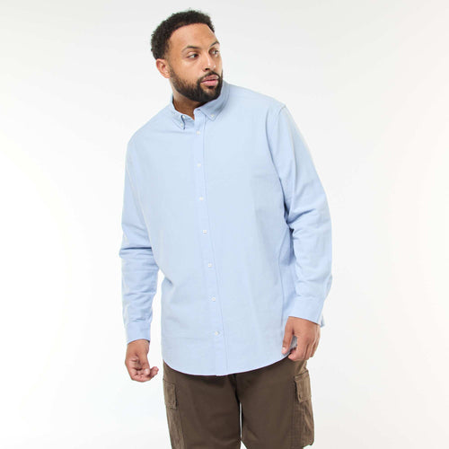 Chemise oxford droite unie