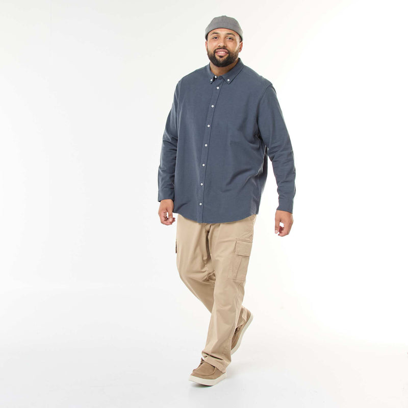 Chemise oxford droite unie