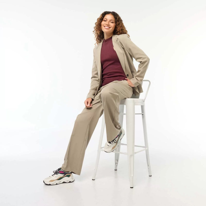 Débardeur côtelé emmanchures américaines