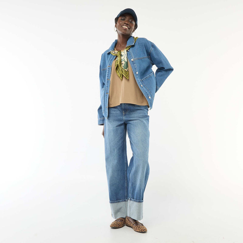 Tee-shirt manches courtes avec encolure en V