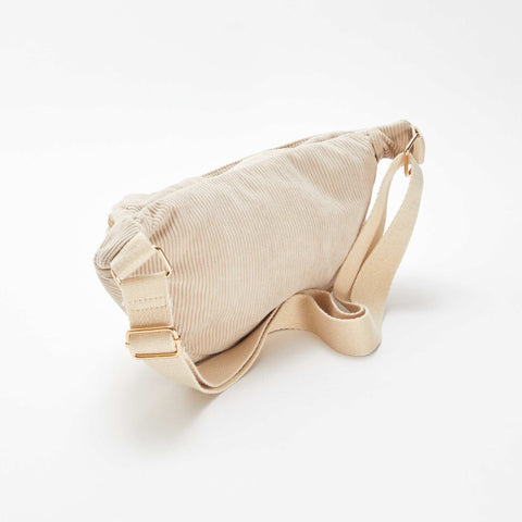 Sac banane en velours côtelé