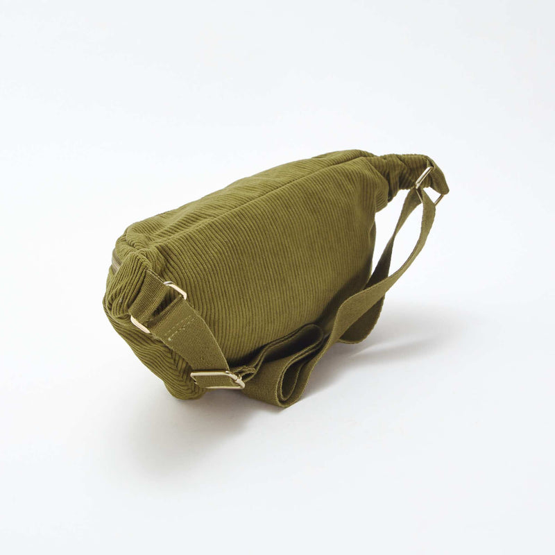 Sac banane en velours côtelé