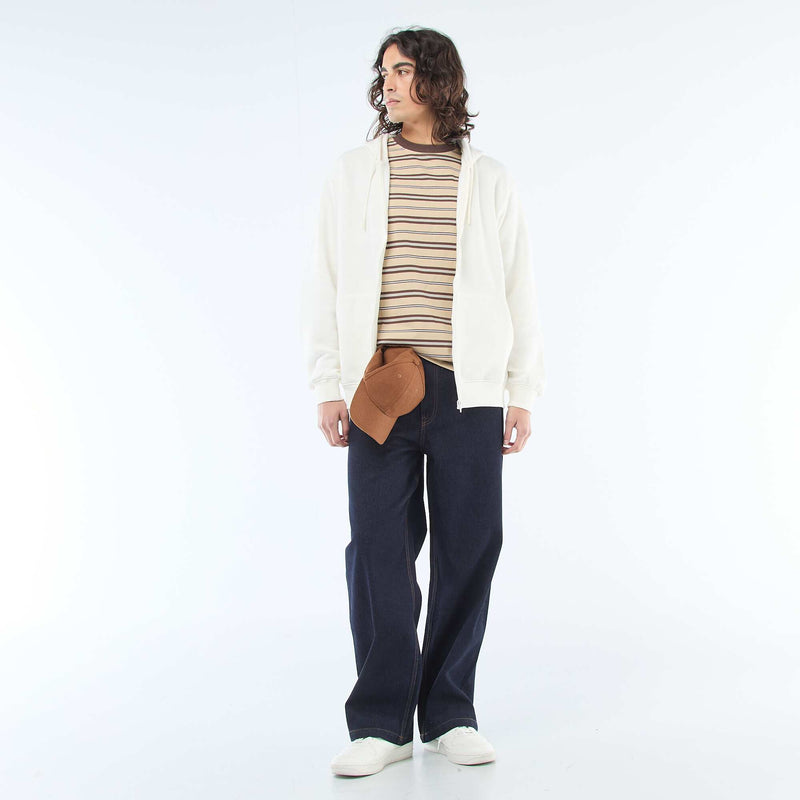 Sweat en molleton zippé à capuche
