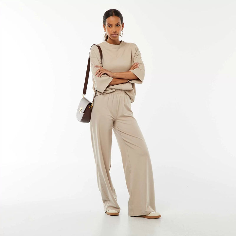 Tee-shirt oversize avec larges manches courtes