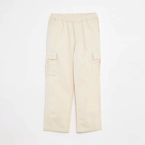 Pantalon multipoche avec taille ajustable