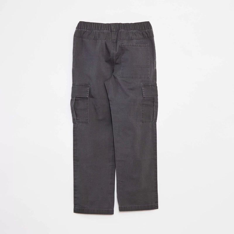 Pantalon multipoche avec taille ajustable