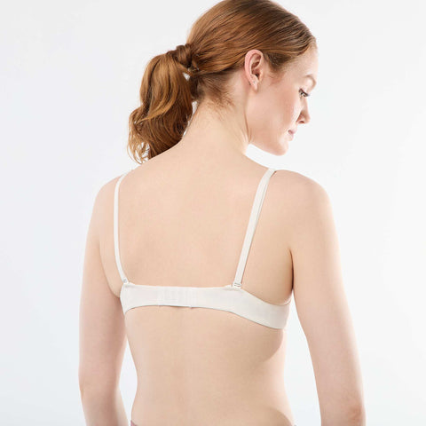 Soutien-gorge push-up invisible en microfibre