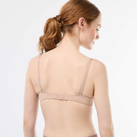 Soutien-gorge push-up invisible en microfibre