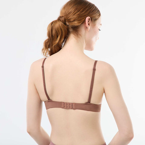 Soutien-gorge push-up invisible en microfibre