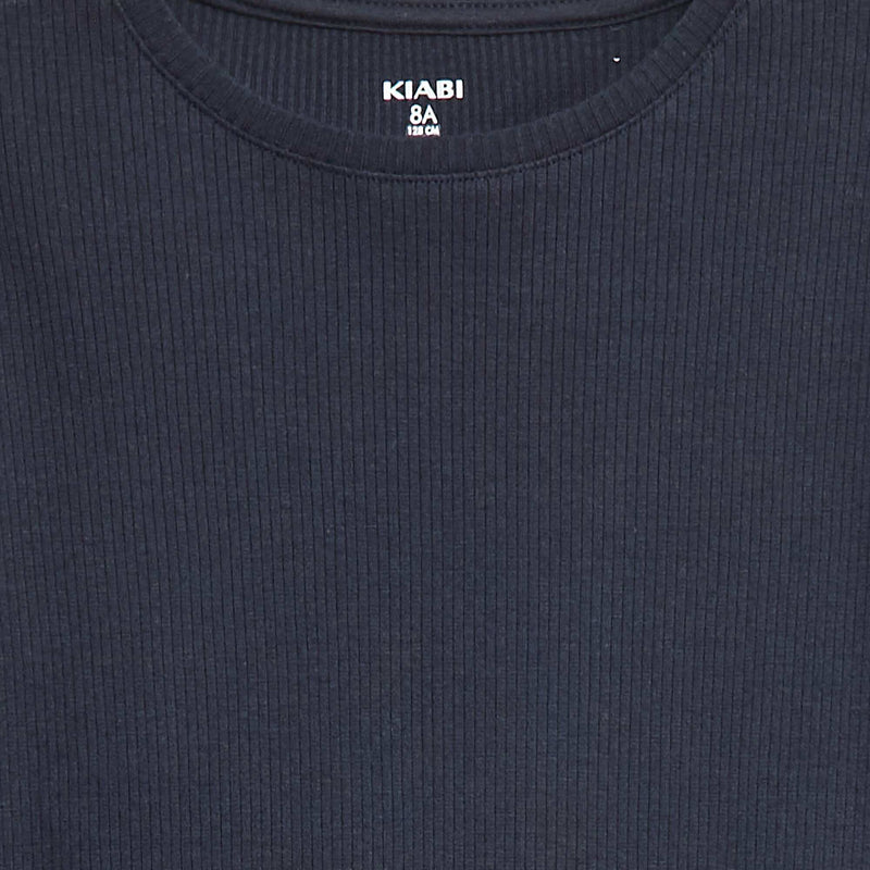 Tee-shirt en maille côtelée
