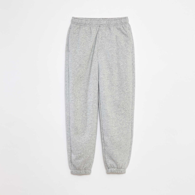 Lot 2 pantalons joggings en molleton