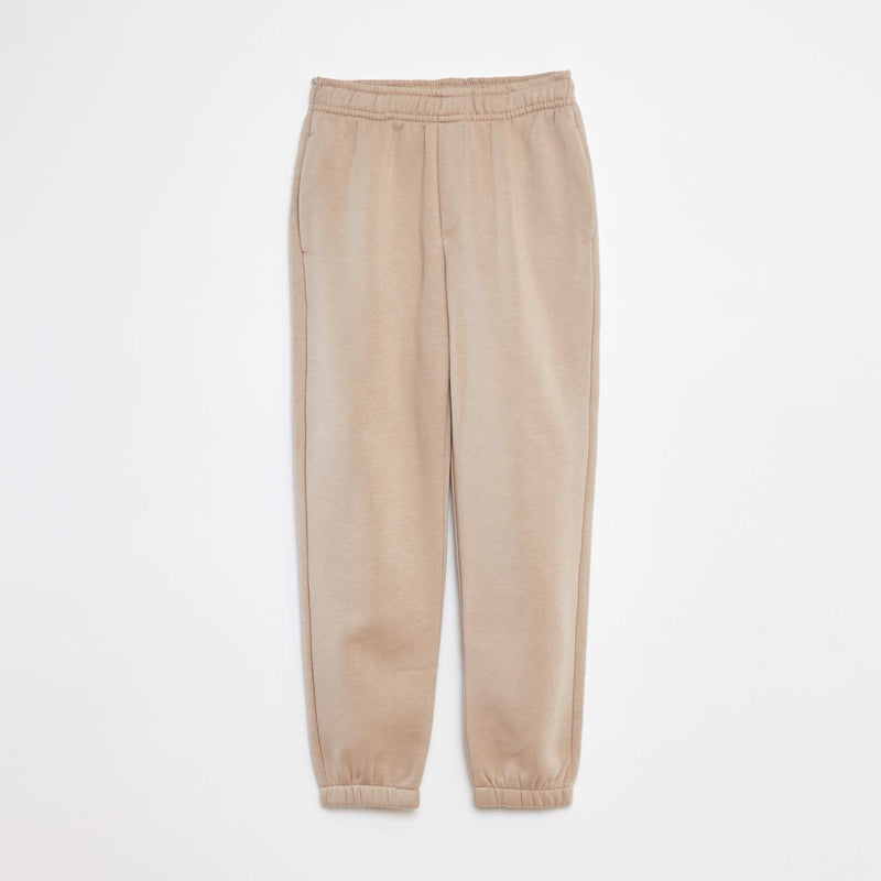 Lot 2 pantalons joggings en molleton