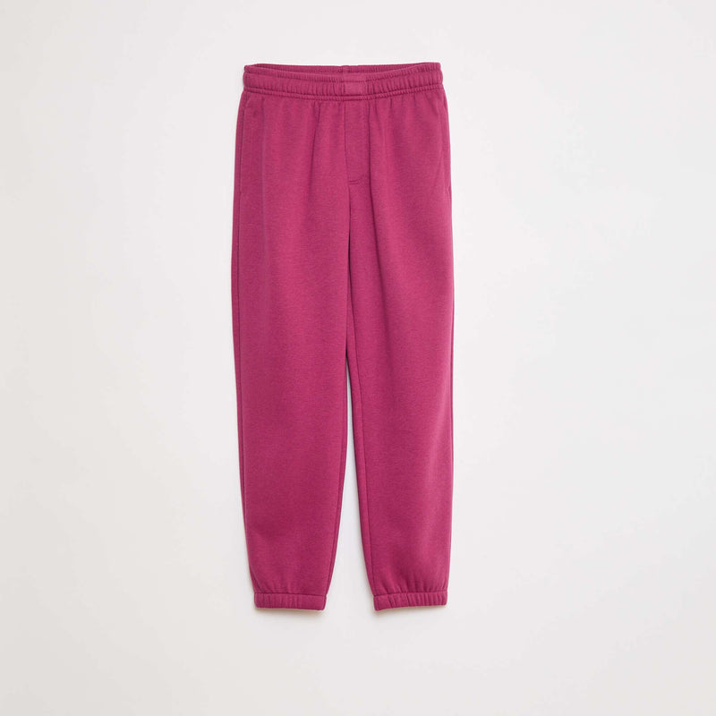 Lot 2 pantalons joggings en molleton