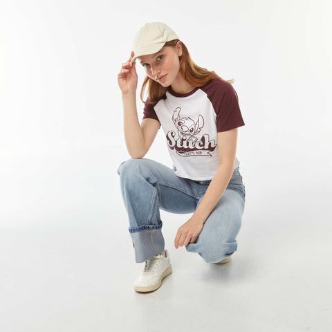 Tee-shirt manches raglan 'Stitch'