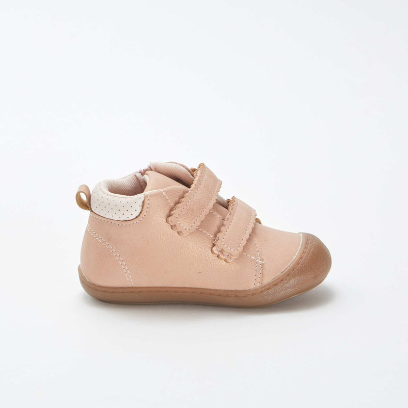 Chaussures à scratchs brillants