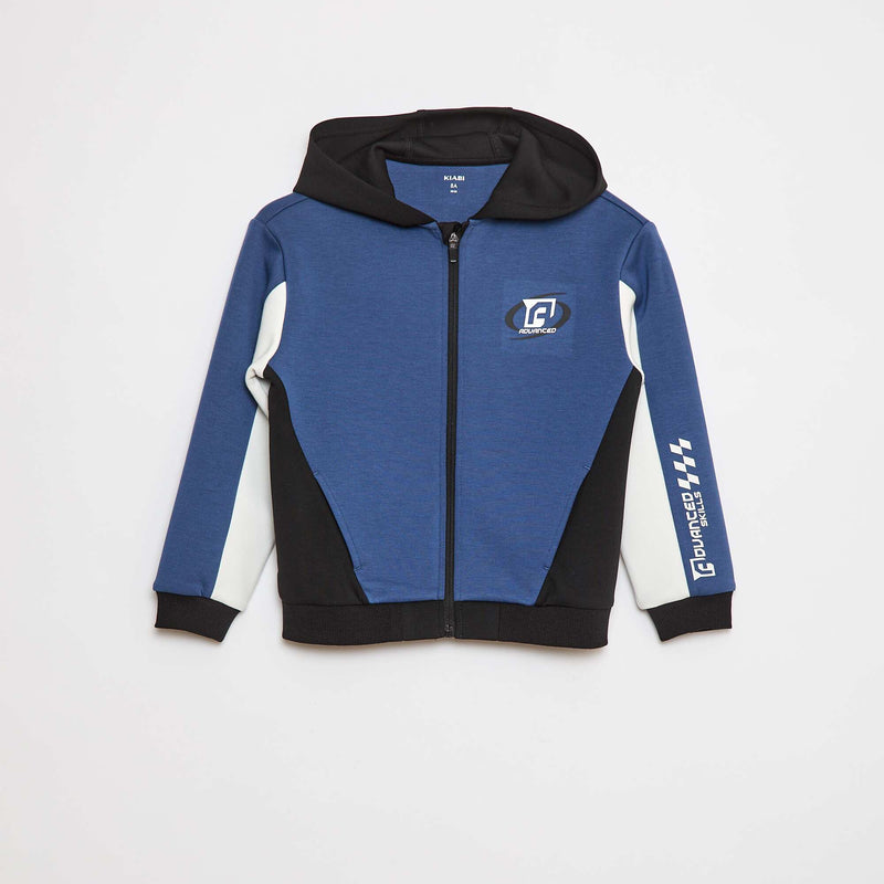 Sweat zippé à capuche