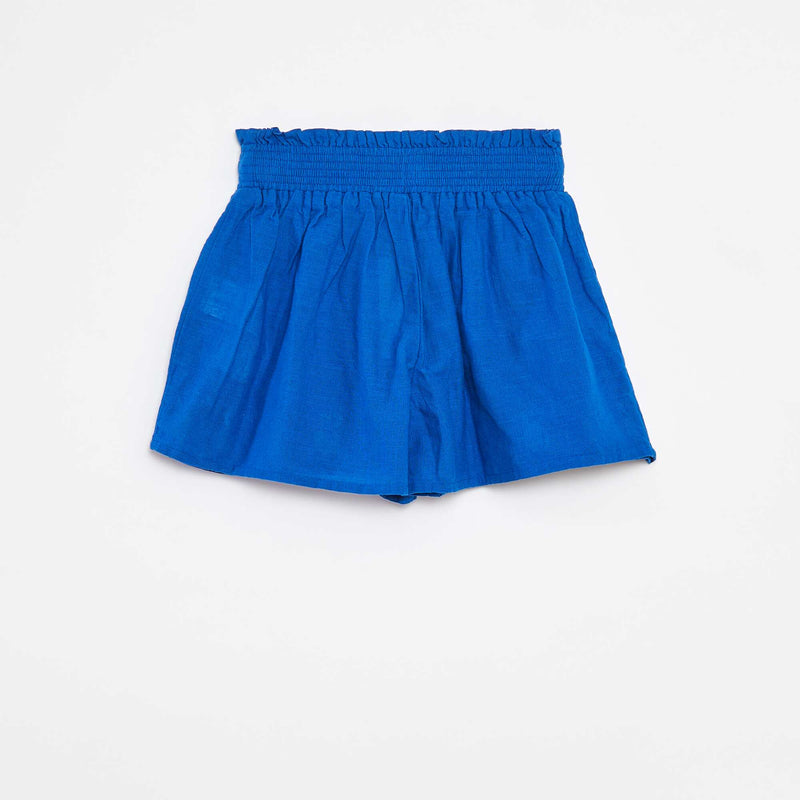 Short avec broderies anglaises