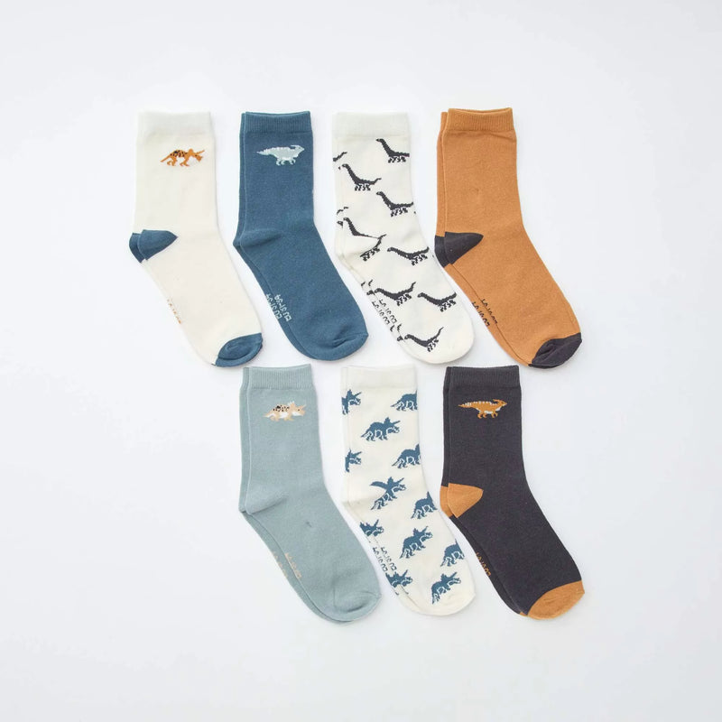 Lot de 7 paires de chaussettes imprimées