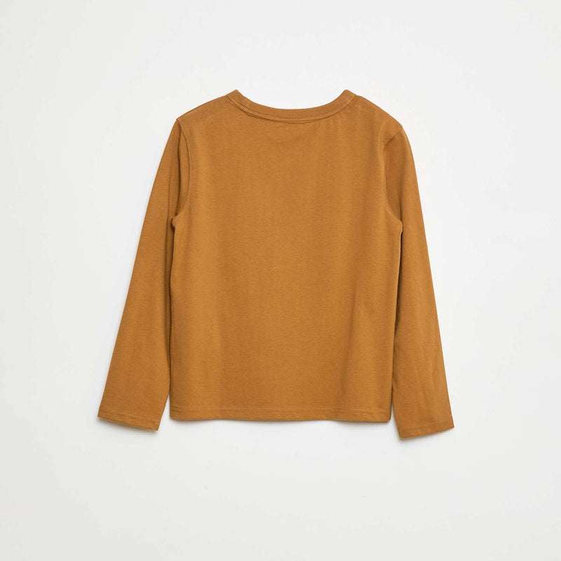 T-shirt manches longues uni