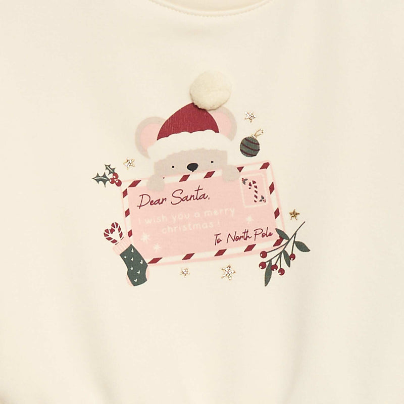 Pull polaire à motif