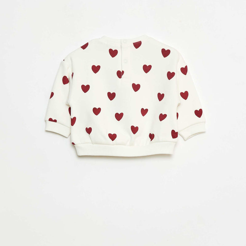 Pull polaire à motif