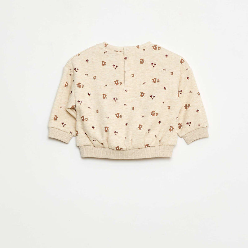 Pull polaire à motif