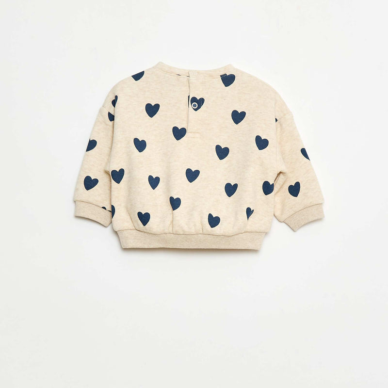 Pull polaire à motif