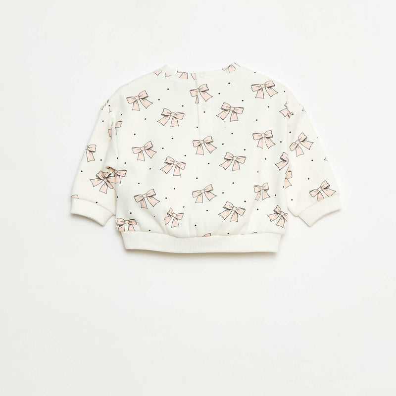 Pull polaire à motif
