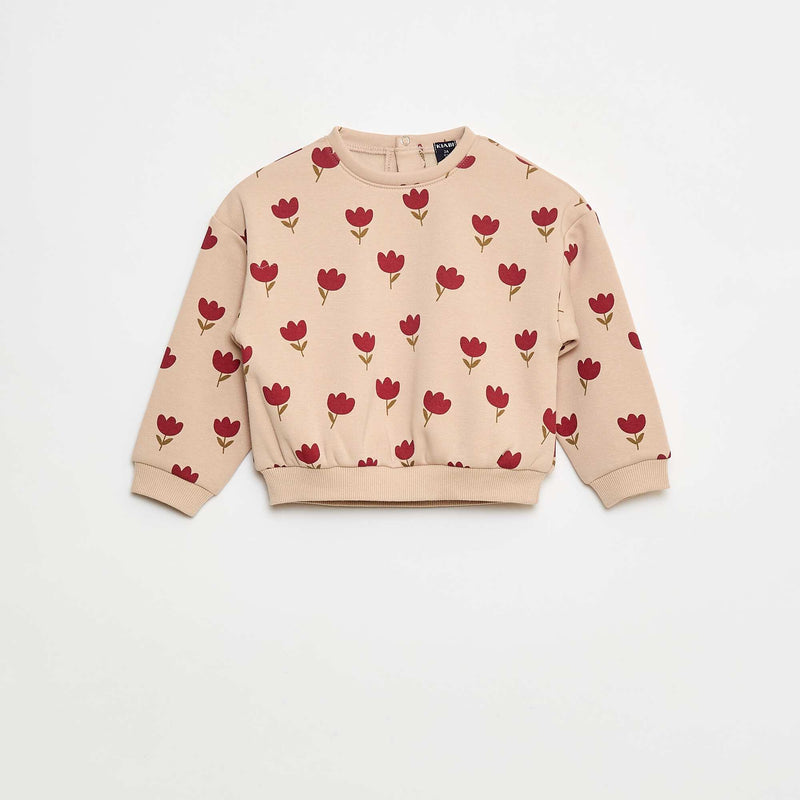 Pull polaire à motif