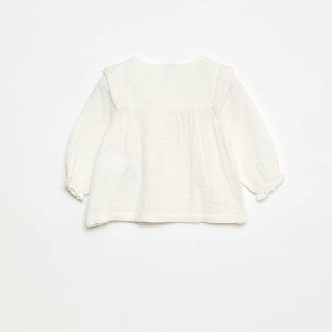 Blouse en gaze de coton