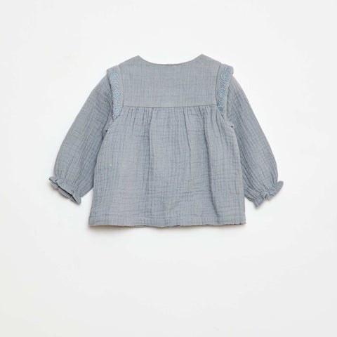 Blouse en gaze de coton